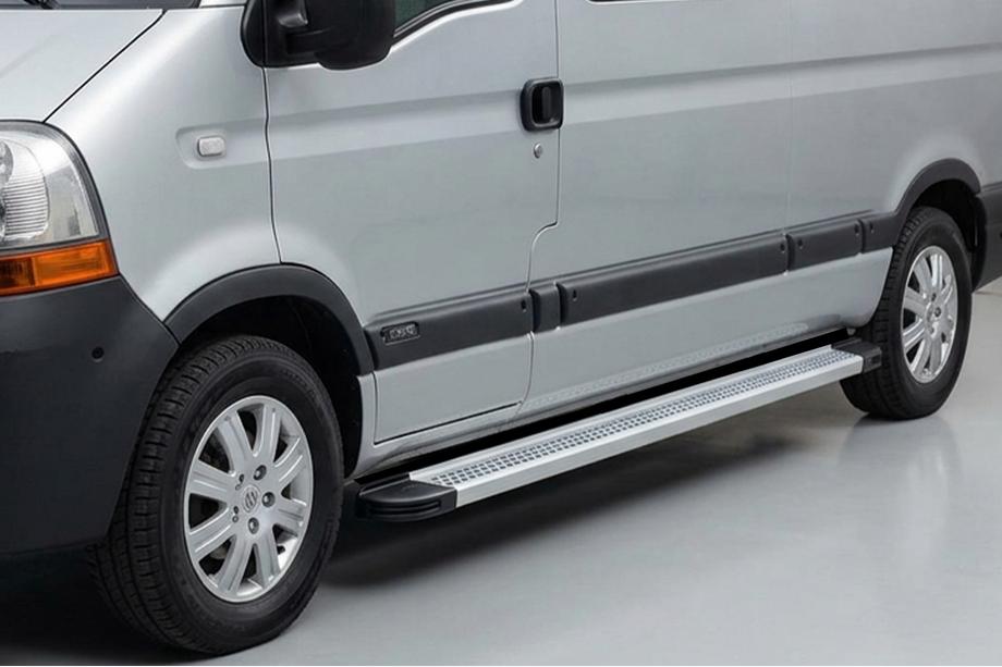 Opel Movano 2004–2010 Zijtreden Maya V2 (set van 2, aluminium) Image