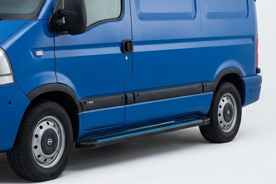 Opel Movano 2004–2010 Maya Blue sidesteps (2 stuks, aluminium) Image