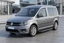 Volkswagen Caddy 2015–2020 Bosphorus Grey zijsteps (set van 2, aluminium) foto 1