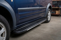 Ford Connect 2006–2009 Bosphorus Grey zijsteps (set van 2, aluminium) foto 1