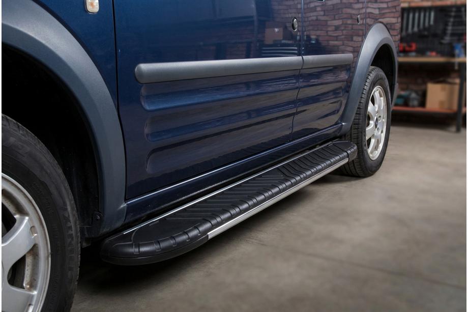 Ford Connect 2010–2013 Bosphorus Grey zijsteps (set van 2, aluminium) Image