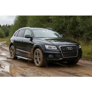 Side steps New Vision Grey (2 stuks, aluminium) Audi Q5 2008–2017 foto 1