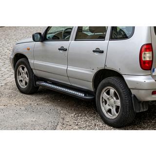 Side steps New Vision Black (2 stuks, aluminium) foto 1
