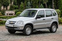 Chevrolet Niva 1998–2020 Side steps New Vision Grey (2 stuks, aluminium) foto 1