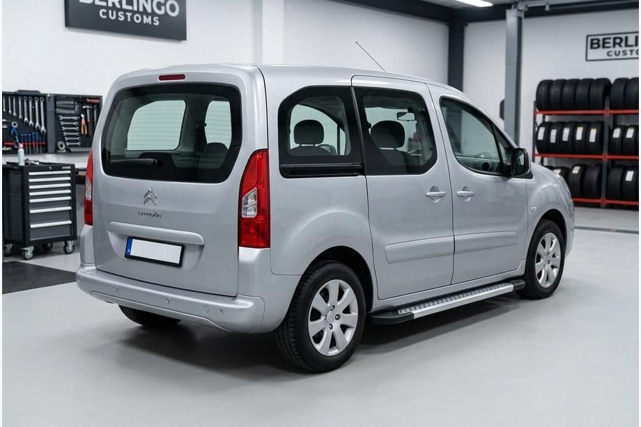 Citroen Berlingo 2008–2018 Side steps New Vision Grey (2 stuks, aluminium) Image