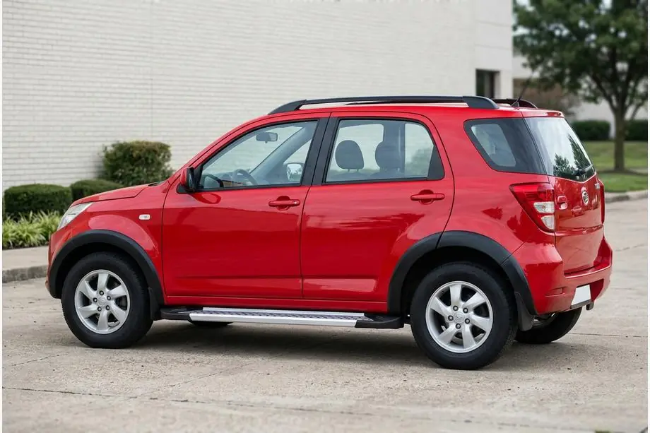 Daihatsu Terios 2006–2017 Side steps New Vision Grey (2 stuks, aluminium) Image