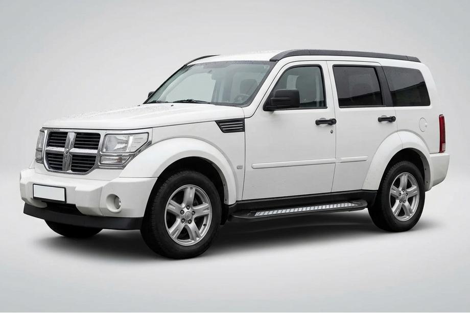 Dodge Nitro 2006–2011 Side steps New Vision Black (2 stuks, aluminium) Image