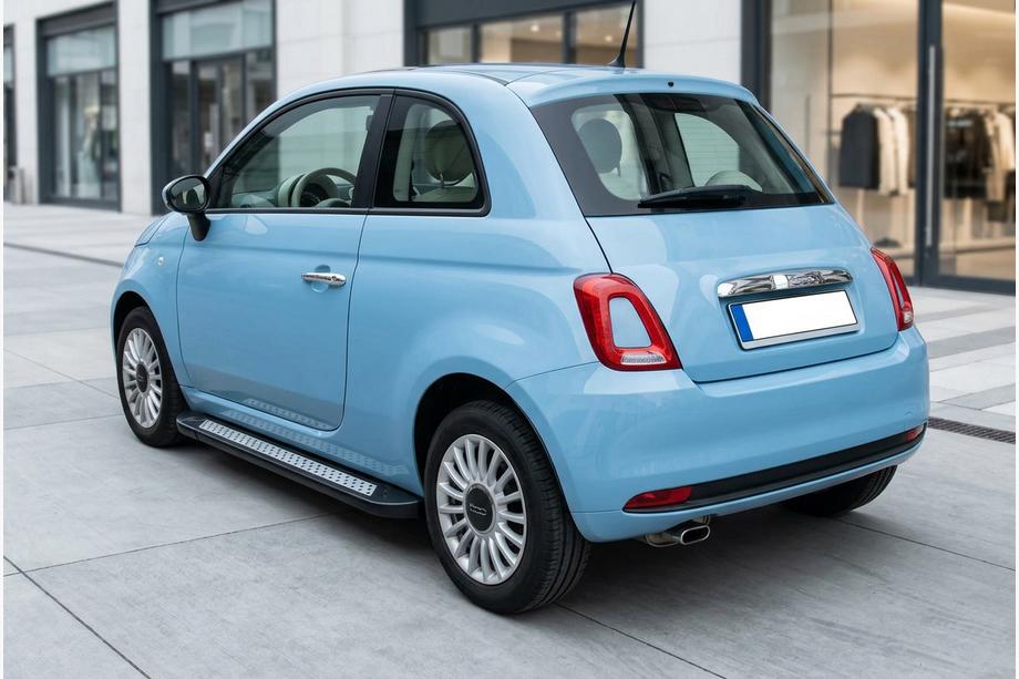 Fiat 500/500L 2013–2022 Side steps New Vision Black (2 stuks, aluminium) Image