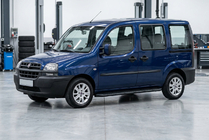 Fiat Doblo I 2001–2005 Side steps Tayga Black (2 stuks, aluminium) foto 1