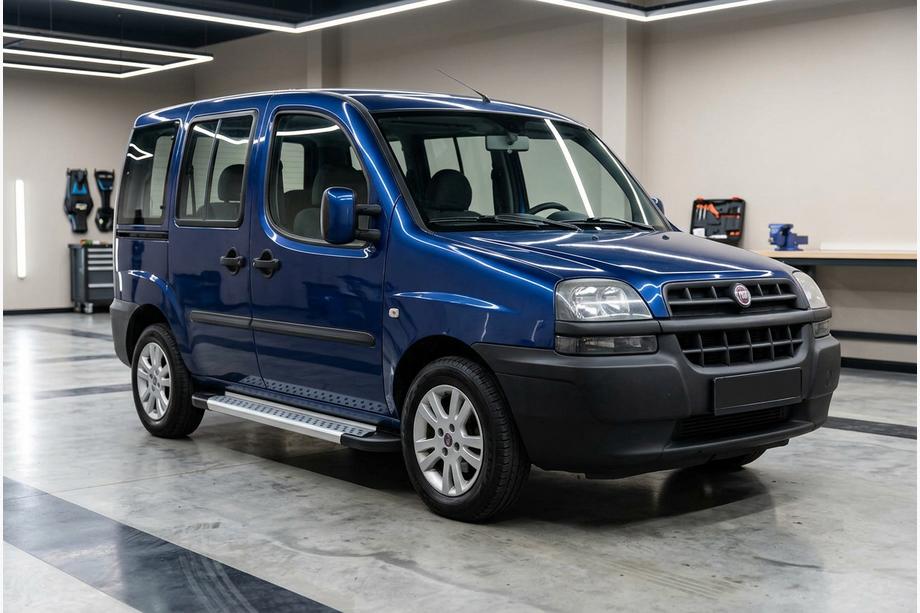 Fiat Doblo I 2005–2010 Side steps New Vision Grey (2 stuks, aluminium) Standaard basis Foto 1