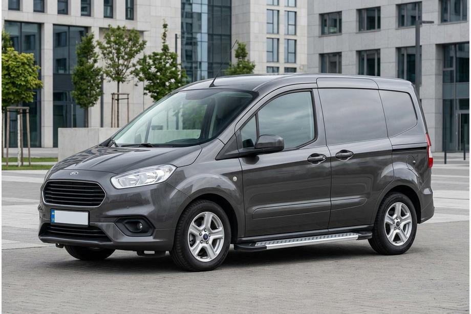 Ford Courier 2014–2023 Side steps New Vision Grey (2 stuks, aluminium) Image