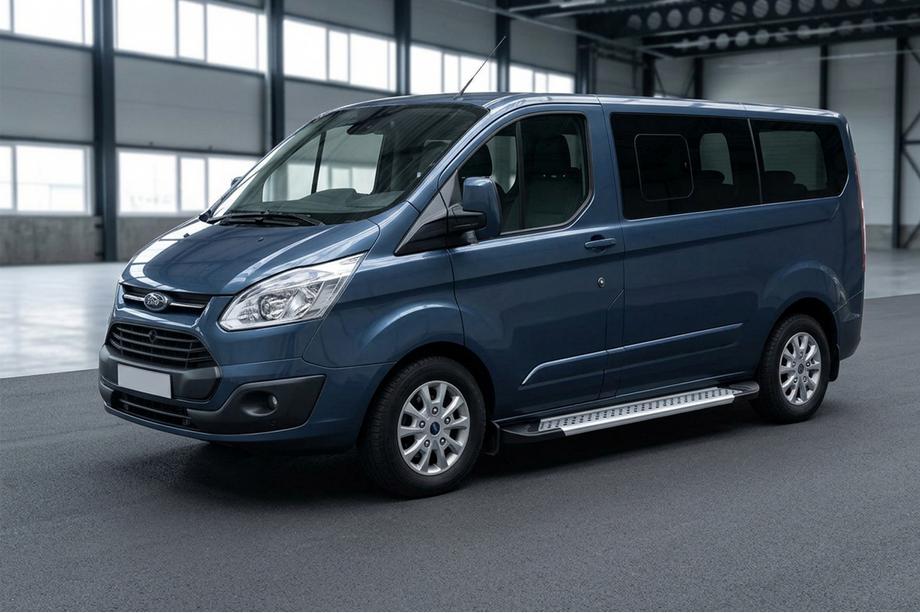 Ford Custom 2013–2022 Side steps New Vision Grey (2 stuks, aluminium) Image