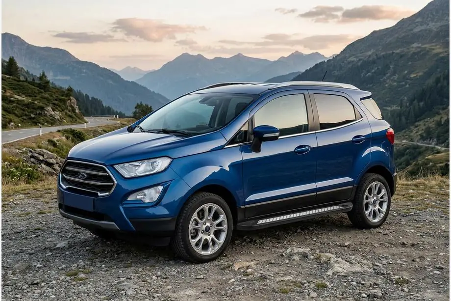 Ford EcoSport 2013–2022 Side steps New Vision Black (2 stuks, aluminium) Image