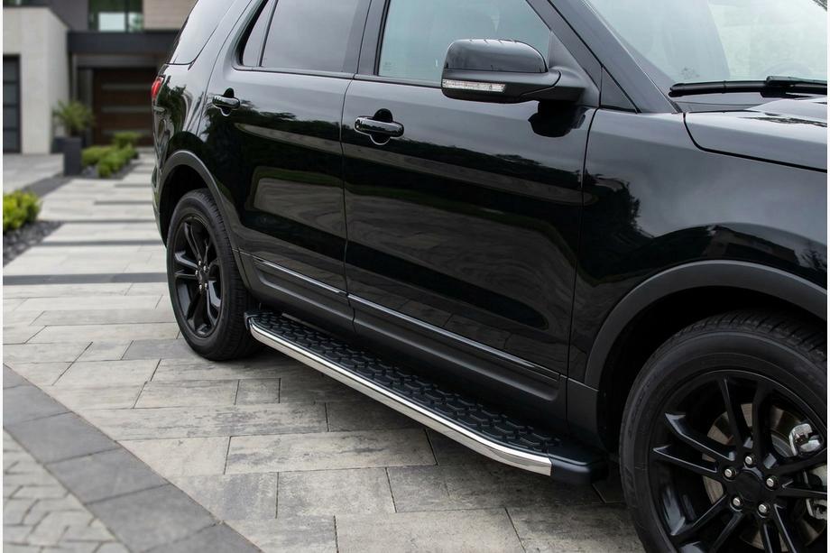 Ford Explorer 2011–2019 BlackLine zijsteps (2 stuks, aluminium) Image