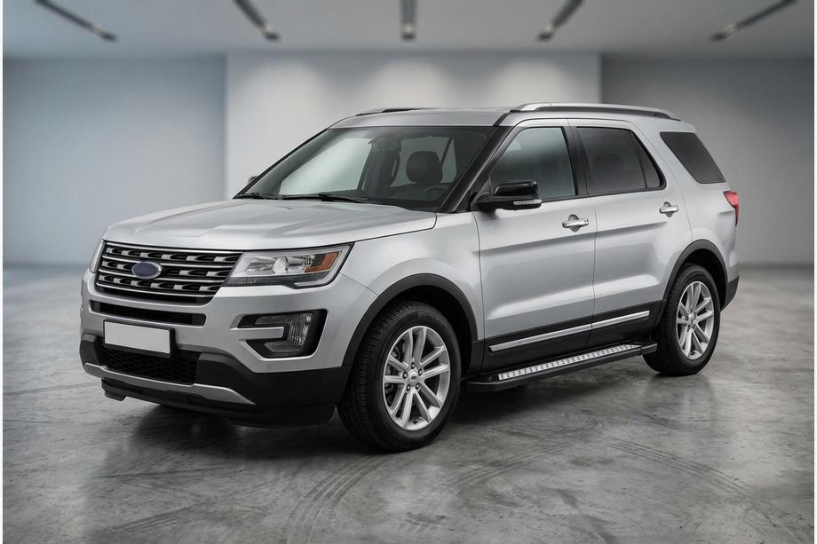 Ford Explorer 2011–2019 Side steps New Vision Black (2 stuks, aluminium) Image