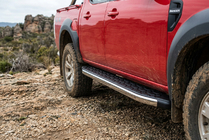 Ford Ranger 2007–2011 BlackLine zijsteps (2 stuks, aluminium) foto 1