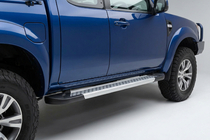 Ford Ranger 2007–2011 Side steps New Vision Grey (2 stuks, aluminium) foto 1