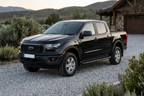 Ford Ranger 2011–2022 Side steps Tayga Black (2 stuks, aluminium) foto 1