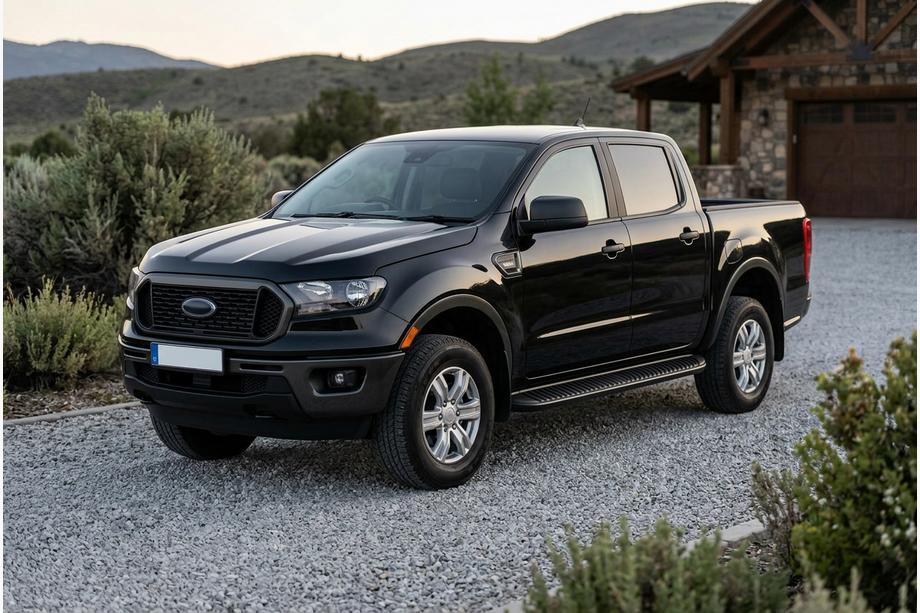 Ford Ranger 2011–2022 Side steps Tayga Black (2 stuks, aluminium) Image