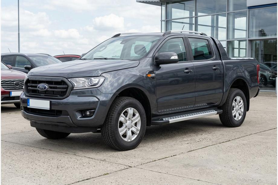 Ford Ranger 2011–2022 Side steps New Vision Grey (2 stuks, aluminium) Image