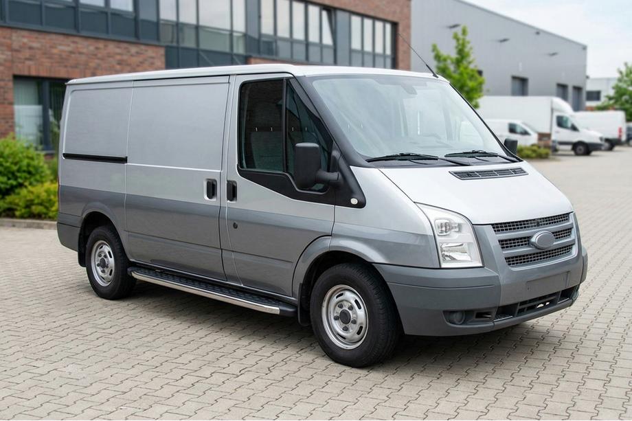 Ford Transit 2000–2014 BlackLine zijsteps (2 stuks, aluminium) Image