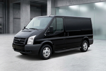 Ford Transit 2000–2014 Side steps Tayga Black (2 stuks, aluminium) L1 (kort) foto 1
