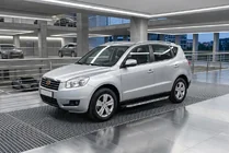 Geely Emgrand X7 2011– BlackLine zijsteps (2 stuks, aluminium) foto 1