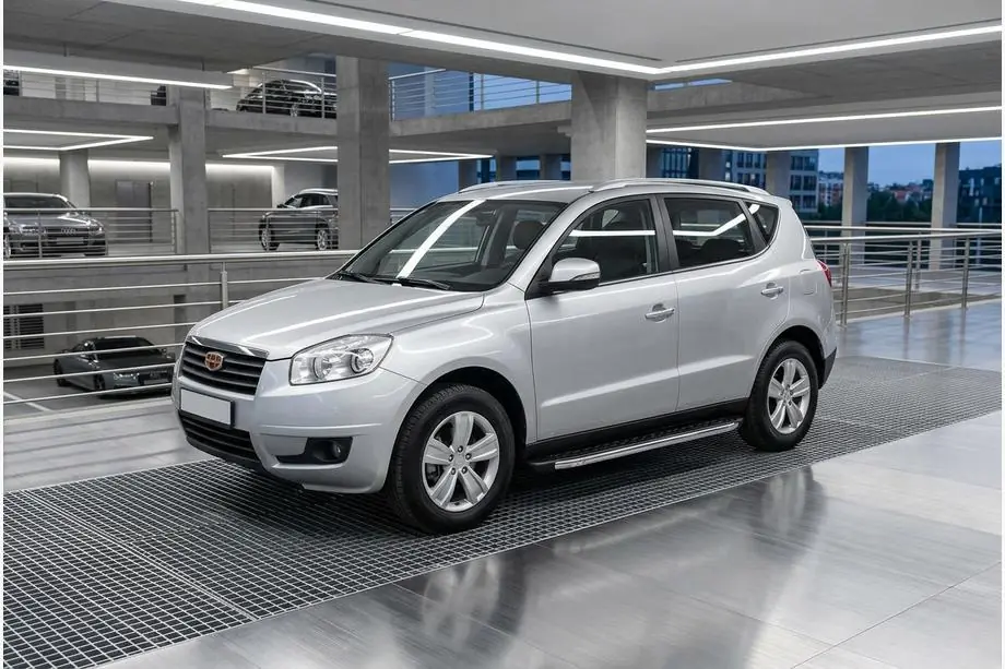 Geely Emgrand X7 2011– BlackLine zijsteps (2 stuks, aluminium) Image