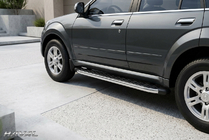 GreatWall Haval/Hover H3 2005–2013 BlackLine zijsteps (2 stuks, aluminium) foto 1