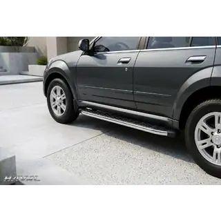 BlackLine zijsteps (2 stuks, aluminium) foto 1