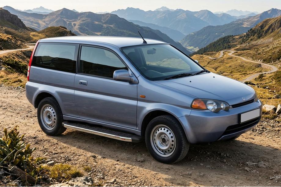 Honda HR-V 1998–2006 BlackLine zijsteps (2 stuks, aluminium) Foto 1