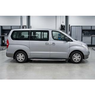 BlackLine side steps (set van 2, aluminium) Hyundai H300, H1, Starex 2008–2020 foto 2