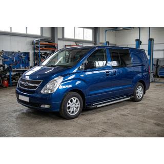 RedLine V1 zijtreden (set van 2, aluminium) Hyundai H300, H1, Starex 2008–2020 foto 1