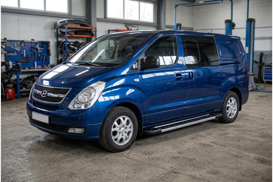Hyundai H300, H1, Starex 2008–2020 RedLine V1 zijtreden (set van 2, aluminium) Image
