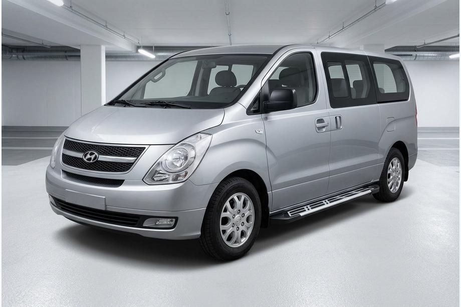 Hyundai H300, H1, Starex 2008–2020 Sunrise sidesteps (2 st., aluminium) Image
