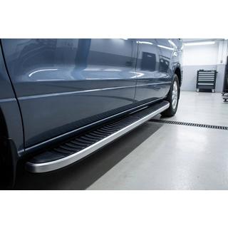 Side steps Tayga Grey (2 st., aluminium) Hyundai H300, H1, Starex 2008–2020 foto 1