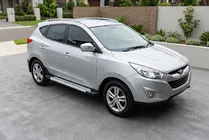 Hyundai IX-35 2010–2015 Side steps New Vision Grey (2 stuks, aluminium) foto 2