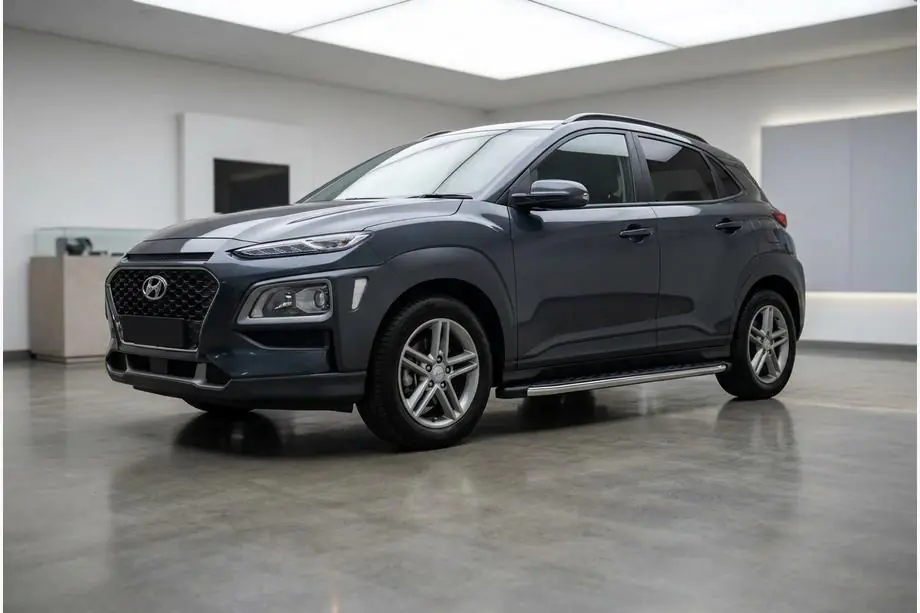 Hyundai Kona 2017–2023 BlackLine zijsteps (2 stuks, aluminium) Image