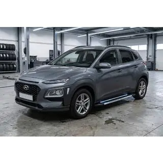 RedLine Black zijtreden (2 st., aluminium) Hyundai Kona 2017–2023 foto 1