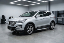 Hyundai Santa Fe 3 2012–2018 Side steps New Vision Grey (2 stuks, aluminium) foto 1