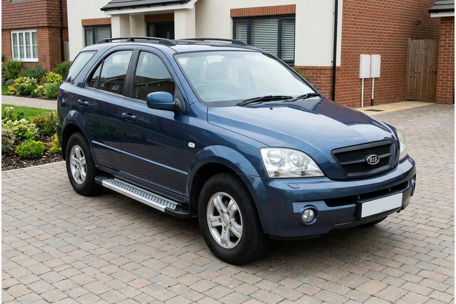 Kia Sorento I BL 2002–2009 Side steps New Vision Grey (2 stuks, aluminium) Image