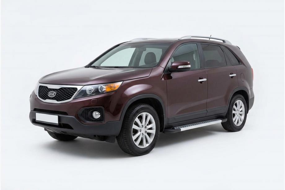 Kia Sorento II XM 2009–2014 Side steps New Vision Grey (2 stuks, aluminium) 2010-2013 Image