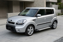 Kia Soul I 2008–2013 New Vision Grey zijtreden (2 stuks, aluminium) foto 1