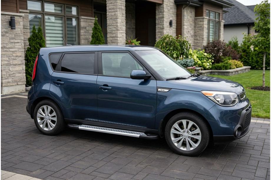 Kia Soul II 2013–2018 New Vision Grey zijtreden (2 stuks, aluminium) Image