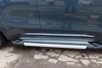 Kia Sportage 2015–2021 Side steps New Vision Grey (2 stuks, aluminium) foto 1