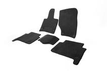 Audi Q7 2005–2015 EVA automatten (zwart) 2 rijen (5 matten) foto 21