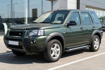 Land Rover Freelander I 1997–2006 Zijstappen New Vision Black (set van 2 stuks, aluminium) foto 1