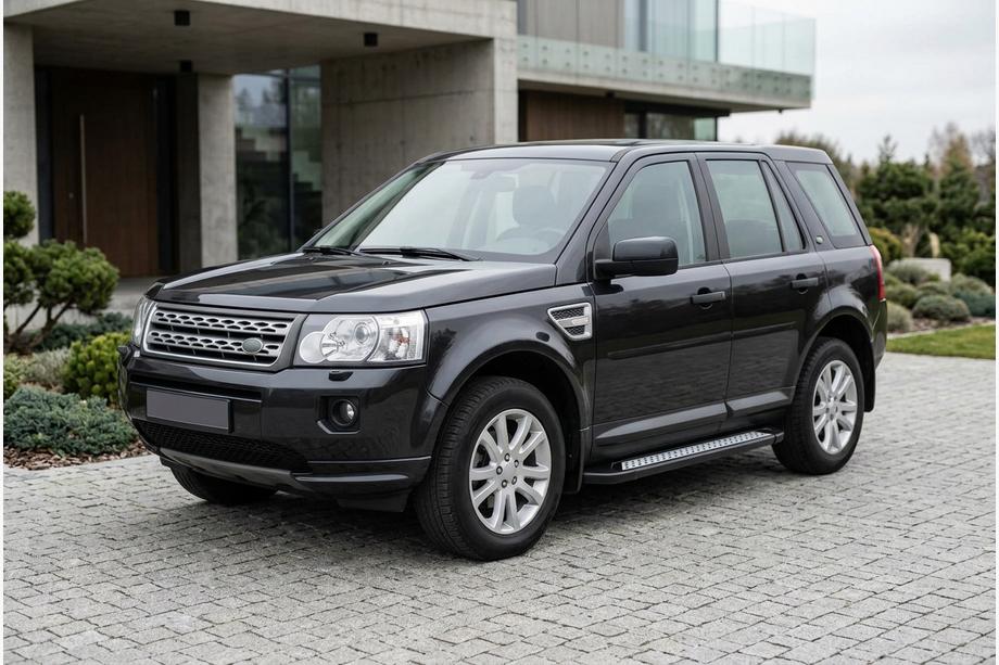 Land Rover Freelander II 2006–2014 Zijstappen New Vision Black (set van 2 stuks, aluminium) Image