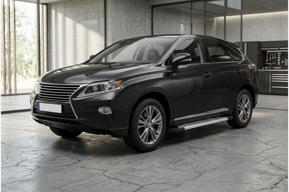 Lexus RX 2009–2015 New Vision Grey zijtreden (2 stuks, aluminium) Image