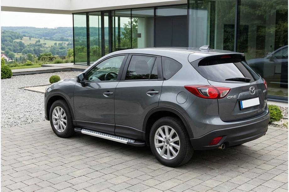 Mazda CX-5 2012–2017 Side steps New Vision Grey (2 stuks, aluminium) Foto 1